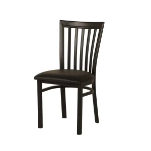 Factory Supply Restaurant Furniture Steel Industrial Retro Metal Dining Chair Bar Chair