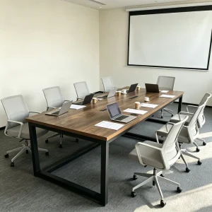 Factory Supply Sturdy Office Furniture Desk Conference Room Desk Table Meeting Table Modern Conference Tables