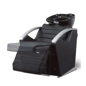 Factory Supply Vibration Masasge Seat PVC PU Leather Material Electric Shampoo Chair With Bowls