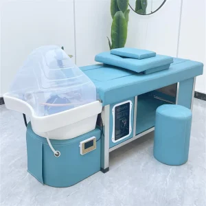 Factory Thai Shampoo Bed With Moxibustion Circulating Water Hair Washing Bed Head Spa Table for Beauty Salon Equipment