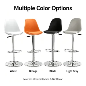 Factory bar Stools and Restaurant Chair Sets Kitchen PU Leather Rotating bar Stools and bar Chairs
