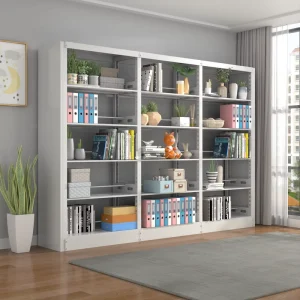 Factory customized Metal Library Bookshelves Metal Bookshelves Second hand Library Bookshelves Steel Bookshelves