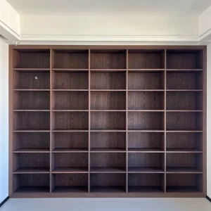 Factory direct Custom Contemporary Design Eco Friendly Durable Wall to wall Bookshelves for Living Room Furniture Home Offices