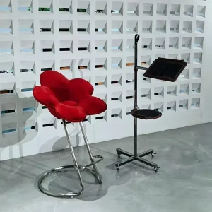 Farmhouse Simple Modern Flower Shaped Bar Chair for Dining Cafe Office Living Room Furniture From China Supplier