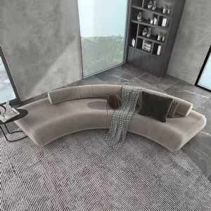 Fashion Design Luxury Hotel Lobby Sofa Hotel Living Room Reception Salon Sofa Modern Lazy Curved Sofas