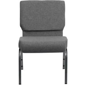 Fashion Desugb Factory Direct Sale Stacking Fabric Upholstered Metal Theater Church Chair Without Arms Stackable Commercial Use