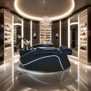 Fast Delivery Stock Head Spa Bed Luxury Shampoo Chairs with Steam Therapy for Hair Salon