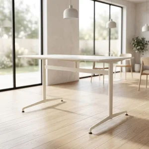 Fast Food Cafe Canteen Restaurant Table and Chair Set Modern Design Durable & Eco-Friendly Metal Home Bar & Hospital Use