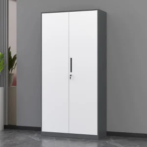 Filing Cabinet Office Metal Tall Steel Storage Cupboard with Lock and Adjustable Shelves for Professional Workspace