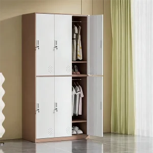 Fireproof Office Metal Storage Cabinet Modern Office Steel Lockable Steel File Cabinet 6 Door Office Storage Cabinet with Lock