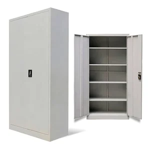 Fireproof Steel Filing Cabinet KD Structure Metal Office Storage Cupboard Space Saving Document Organizer for Office
