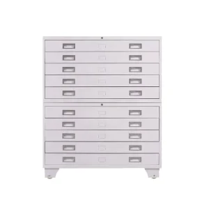 Flat File Cabinet Large Capacity Freestanding Durable Eco Friendly for Workshop Warehouse Home Office