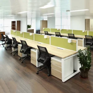 Flexible Staff Office Desk Open Workstations Bespoke Open Workstations for Corporate Office 2 4 6 8 10 12 Seater