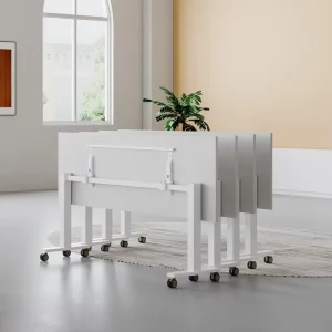 Flip Top Nesting Laminate Training Table Convertible Conference Table
