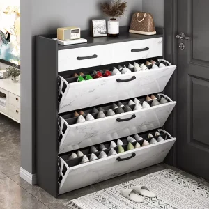 Flip top Shoe Cabinet Ultra thin Household Door New Bestseller Indoor Narrow Entrance Corridor Wall Rack