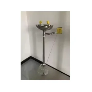 Floor Standing Anti Rust Steel Emergency Eyewash Station for Hospital School Lab