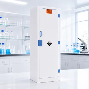 Floor Standing PP Corrosion Resistant Cabinet with Adjustable Shelves for Laboratory Acid Alkali Storage