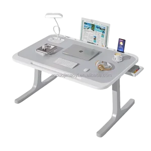 Foldable Adjustable Extendable Portable Laptop Table Wooden Computer Table Stand Laptop Lap Desk Tray Table for Bed