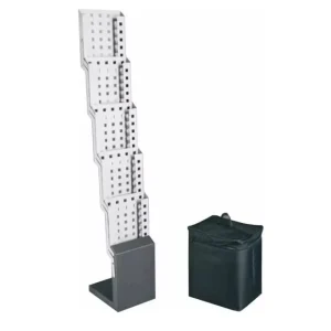 Foldable Brochure Holder Metal Literature Rack for Trade Show Magazine Rack Catalogue Stand