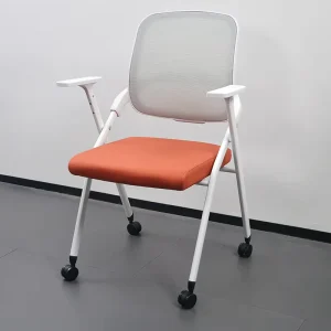 Foldable Conference Chairs with Casters Mesh Seats Designed Specifically for Meetings Mesh Office Chair Sillas De Oficina