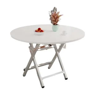 Foldable Dining Table Simple Round Square Table Portable Small Desk for Night Market Stall Rental House Outdoor Dinner Use