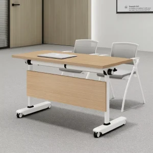 Foldable Mobile Modular Conference Tables Classroom Chairs Set Educational Institution Training Desk Chair Sets MFC Commercial