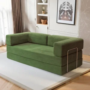Foldable Vacuum Compressed Sofa Bed Multi-Purpose Convertible Couch Compact Storage Modern Lounge Furniture