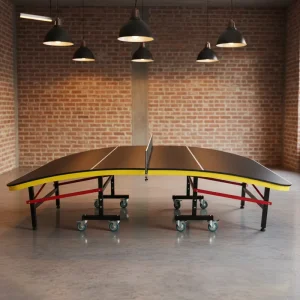 Foldable Weatherproof Teqball Table Custom Logo Curved Teq Table for Outdoor Indoor Training & Competition
