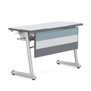 Folding Bamboo Training Table and Chair Combination Movable Splicing Conference Table for Office Classroom Meeting Rooms