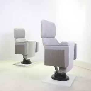 Folding Modern Theater Furniture Wooden Church Armchairs for Auditorium Conference and School Use