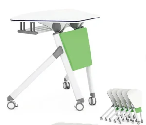 Folding Movable School Classroom Furniture Group learning Training & Test Table