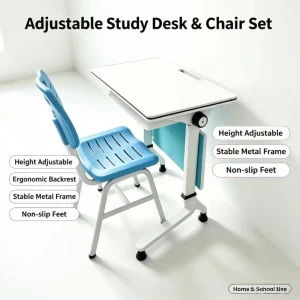 Folding School Classroom Training Table Conference Desk Movable Meeting Table Wheels Wooden Tabletop Metal School Bedroom Dining