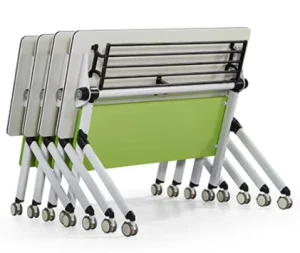 Folding Table Conference Training Foldable Tables Flip Top Training Table Foldable Training Room Desk Stackable Meeting