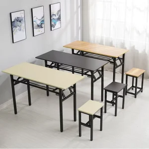 Folding Table Modern Minimalist Folding Table Small Computer Desk Modern Working Table Business Furniture for Home Office