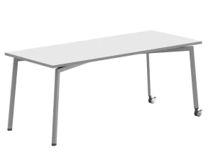 Folding Training Table For Easy Storage School Training Desk Office Meeting Training Furniture Space saving Classroom Metal Desk