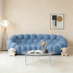 Football Sofa Light Luxury Personalized Creative U shape Three Seat Multi functional Italian Minimalism Fabric Sofa for Hotel