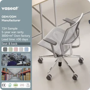For F5 Luxury Modern Executive Office Chair Ergonomic Mesh Heavy Duty 200kg Capacity Class 4 Button Lift Lumbar Support