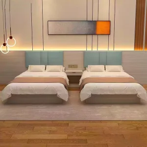 Foshan Hotel Bedroom Furniture Set Modern King Size Bed Design