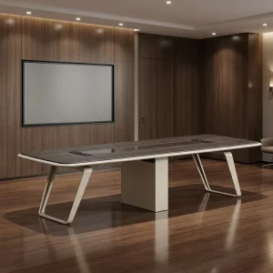 Foshan Office Furniture Manufacture Boardroom Conference Table Office Furniture Meeting Room Desk