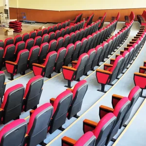 Free Customized LOGO Modern and Comfortable Folding Theatre Seats Church Auditorium Chairs Cinema Seats