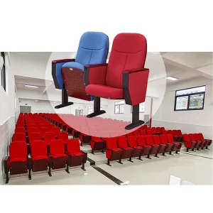 Free Design Customized Modern Theater Chair Audience Auditorium Furniture Cinema Church School Hotel Seats with Writing Tablet
