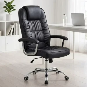 Free Sample Executive China Manufacturer Customizable Business Boss PU Leather Office Chairs