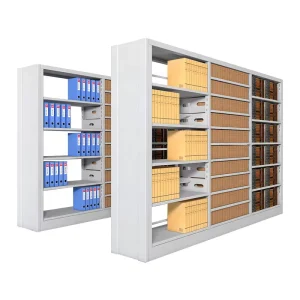 Freestanding Heavy Duty Metal Modern Extendable Space Saving Library Bookshelf with Custom RAL Color