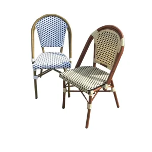 French Bistro Rattan Restaurant Outdoor Chairs