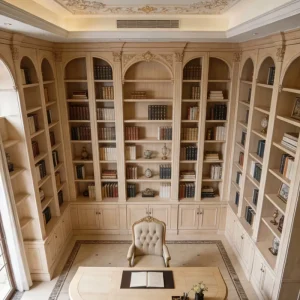 French Vintage Solid Wood Bookcase Bookshelves Libraries and Reading Rooms for school book shelve bookcases for living room