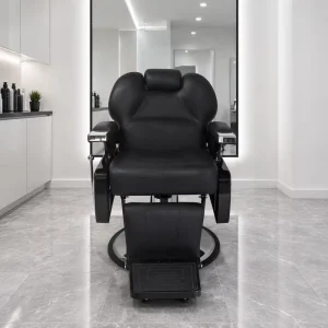 Full 180 Degree Reclining Backrest Adapts to Haircut Beard Shaving and Facial Beauty Multi-scene Work