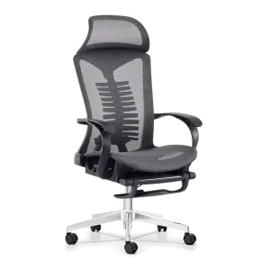 Full Mesh Ergonomic Office Chair with Headrest with Footrest