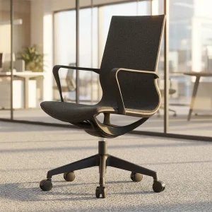 Full Mesh Ergonomic Office Chair with One-Piece Frame & Aluminum Mechanism