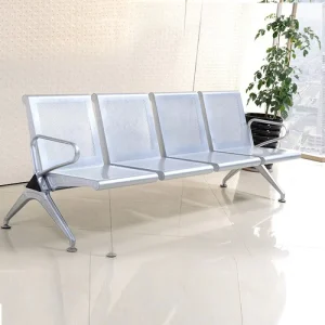 Full Size Outdoor Bench Seat Stainless Steel for Boat Ferry Park Garden Solid Durable Public Seating Waiting Bench