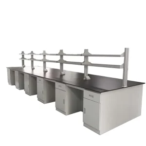 Full Steel Structure Chemistry Laboratory Table Physics Laboratory Workbench School Laboratory Furniture